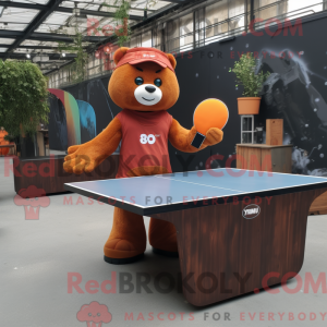 Rust Ping Pong Table mascot...