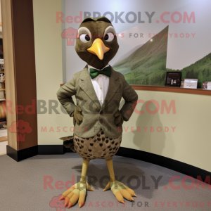 Postava maskota Olive Quail...