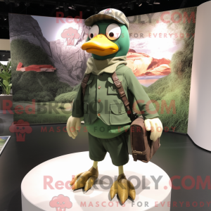 Waldgrüne Möwe Maskottchen...