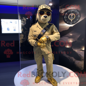 Figura de máscara Gold Navy...