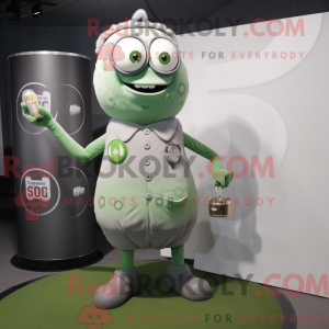 Gray Green Beer mascot...