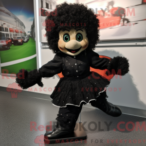 Sorte irske dansesko maskot...