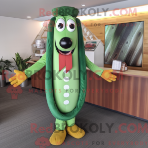 Forest Green Hot Dog...