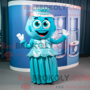 Cyan Soda Can máscara de...