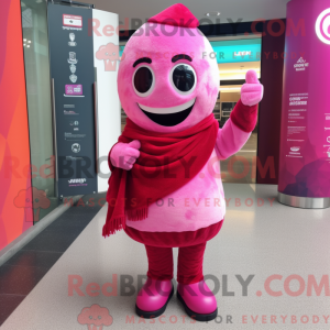Magenta Ice Cream mascot...