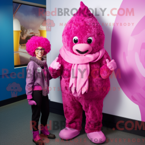 Magenta Ice Cream mascot...