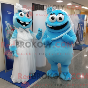 Blue Ice mascotte kostuum...
