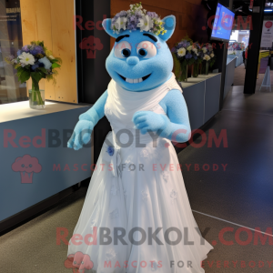 Blue Ice mascot costume...