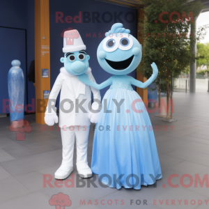 Blue Ice-maskotdraktfigur...