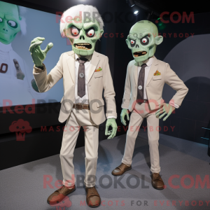 Kremowa maska Zombie...
