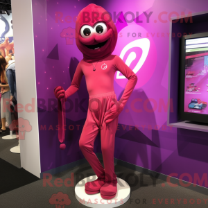Disfraz de mascota Magenta...