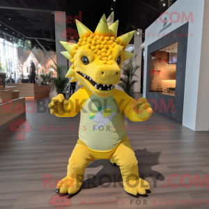 Citroengeel Stegosaurus...