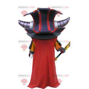 Samurai maskot med horn. Videospillmaskott - Redbrokoly.com