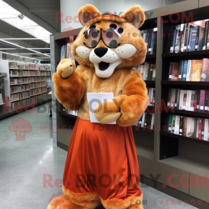Rust Puma maskot kostume...