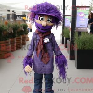 Lilla Scarecrow maskot...
