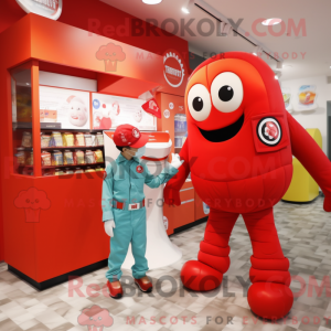 Postava maskota Red Candy...