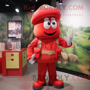 Red Candy maskot kostym...