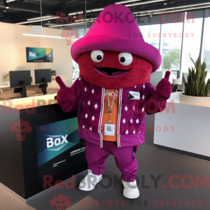 Disfraz de mascota Magenta...
