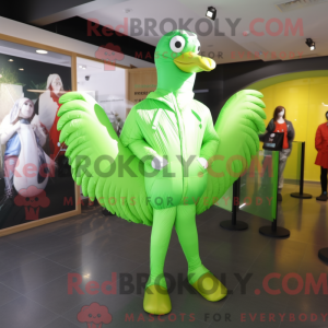 Lime Green Swan máscara de...