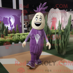 Purple Asparagus mascot...