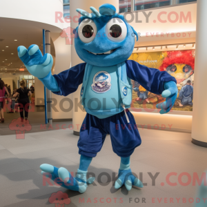 Blue Crab maskot kostume...