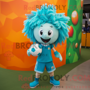 Turkis fotball maskot...