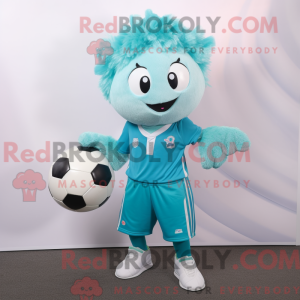 Turkis fodbold maskot...