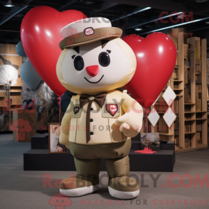 Cream Arrow Of Love mascot...
