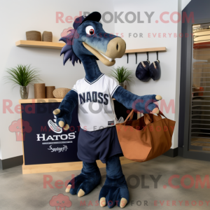 Navy Spinosaurus maskot...