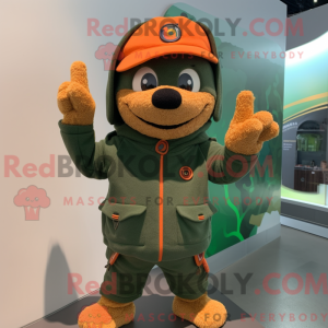 Costume mascotte de béret...