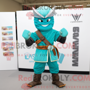 Turkis Samurai maskot...