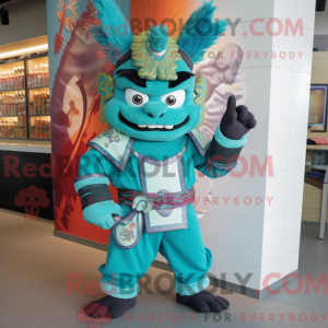 Turkis Samurai maskot...