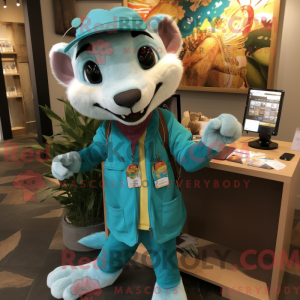 Costume mascotte de belette...