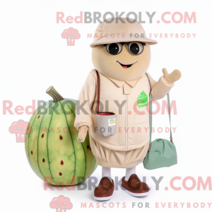 Beige meloen...