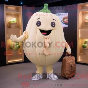 Beige meloen...