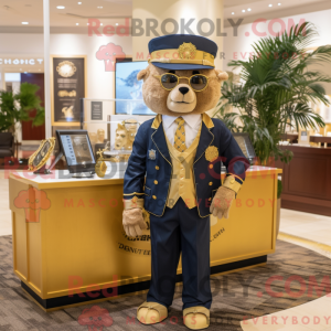 Personnage mascotte de Gold...