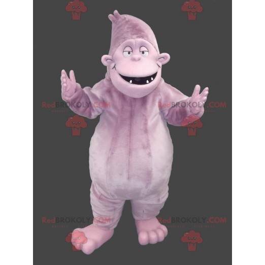 Mascote gorila roxo, yeti colorido - Redbrokoly.com