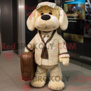 Figura de máscara de cão...