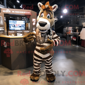 Costume mascotte de zèbre...