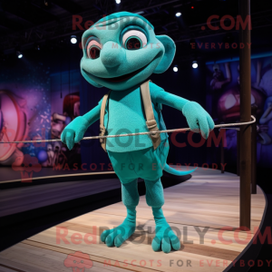 Teal Tightrope Walker...