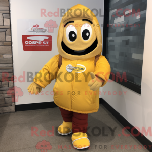 Costume mascotte de Gold...