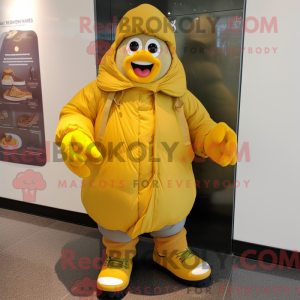 Costume mascotte de Gold...
