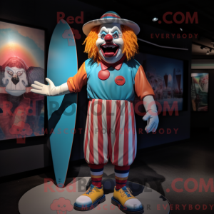 Evil Clown-mascottekostuum...
