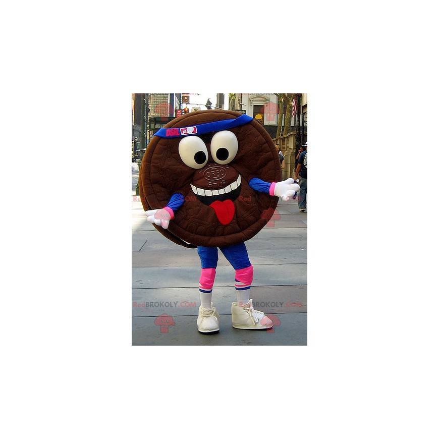Maskot kulatý čokoládový dort Oreo - Redbrokoly.com Maskot kulatý čokoládový dort Oreo - Redbrokoly.com