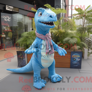 Himmelblå Allosaurus...