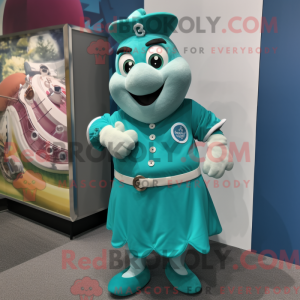 Disfraz de mascota Teal...