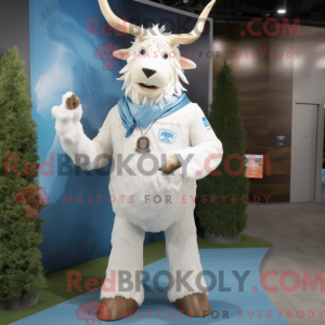 White Elk maskot kostume...