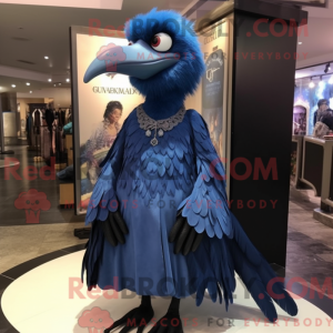 Blue Crow maskot kostume...