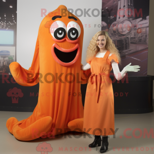 Maskottchenkostüm Orange...
