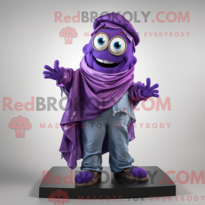 Costume de mascotte Purple...